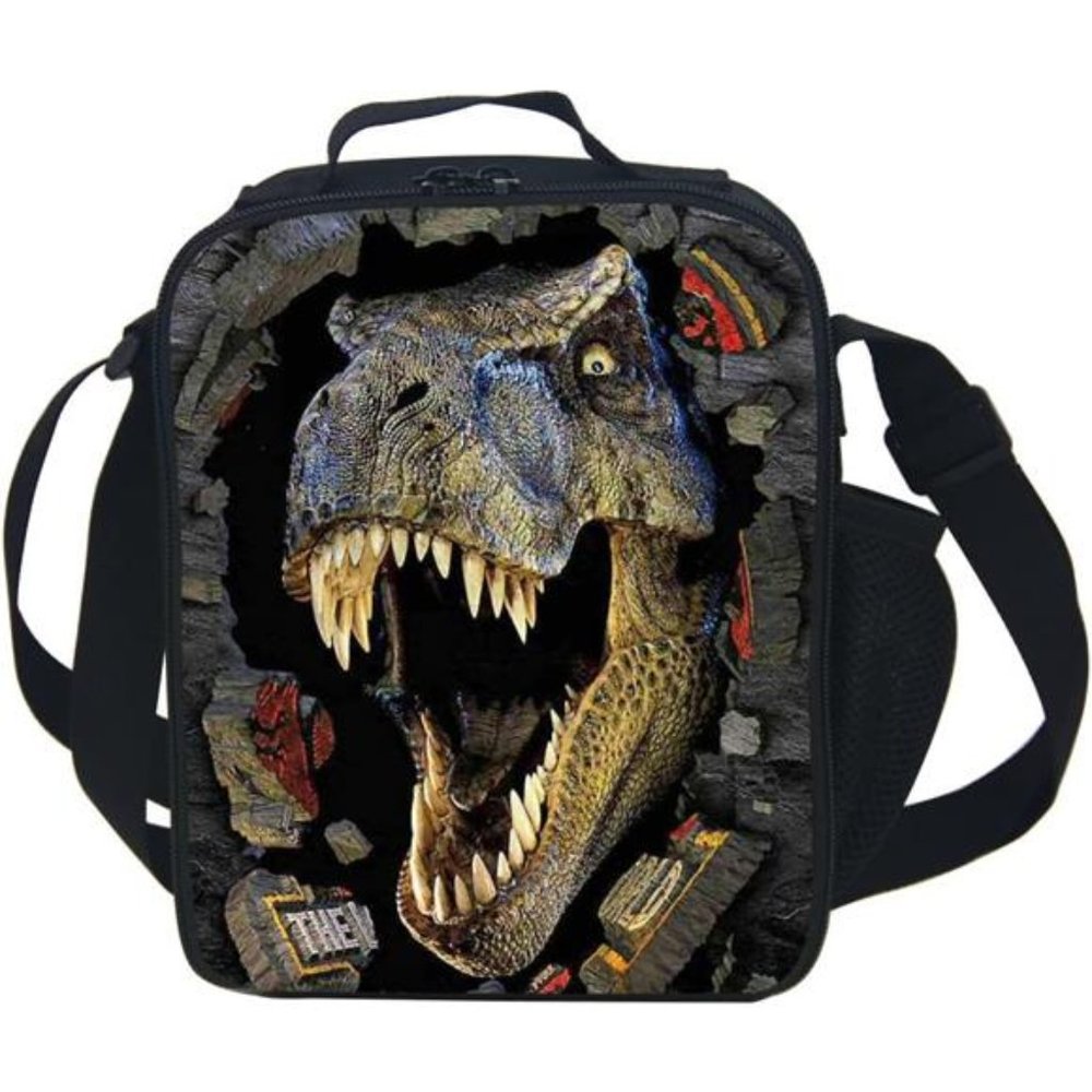 3D Animal Dinosaur Insulated Lunch Box Cooler Bag